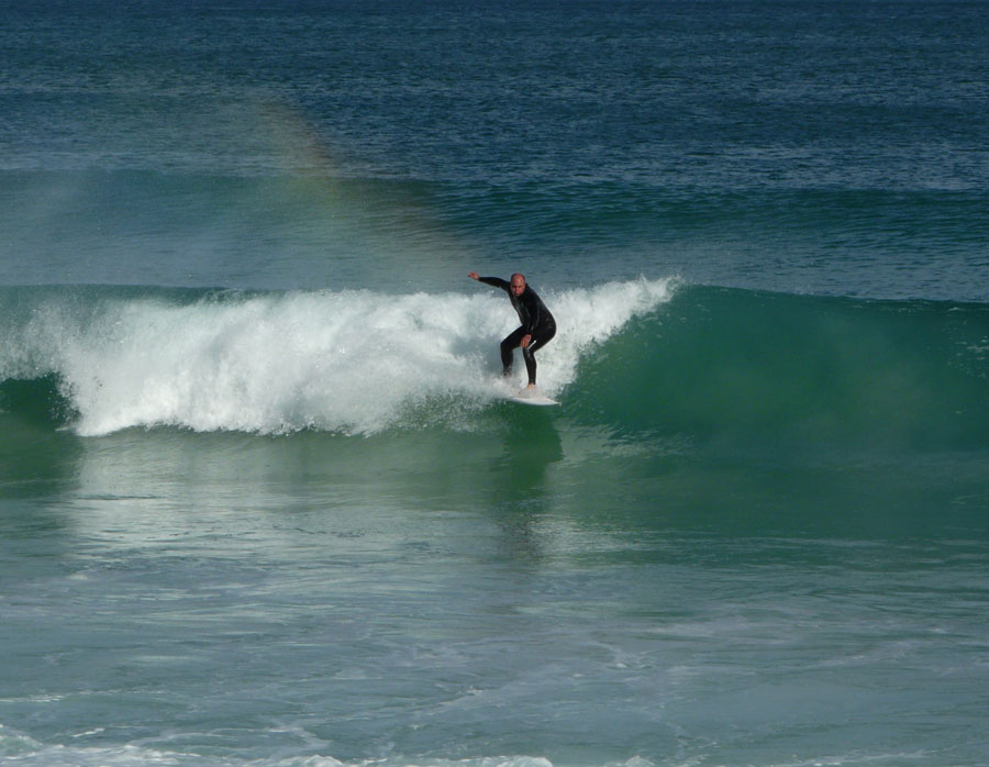 rainbow surfer