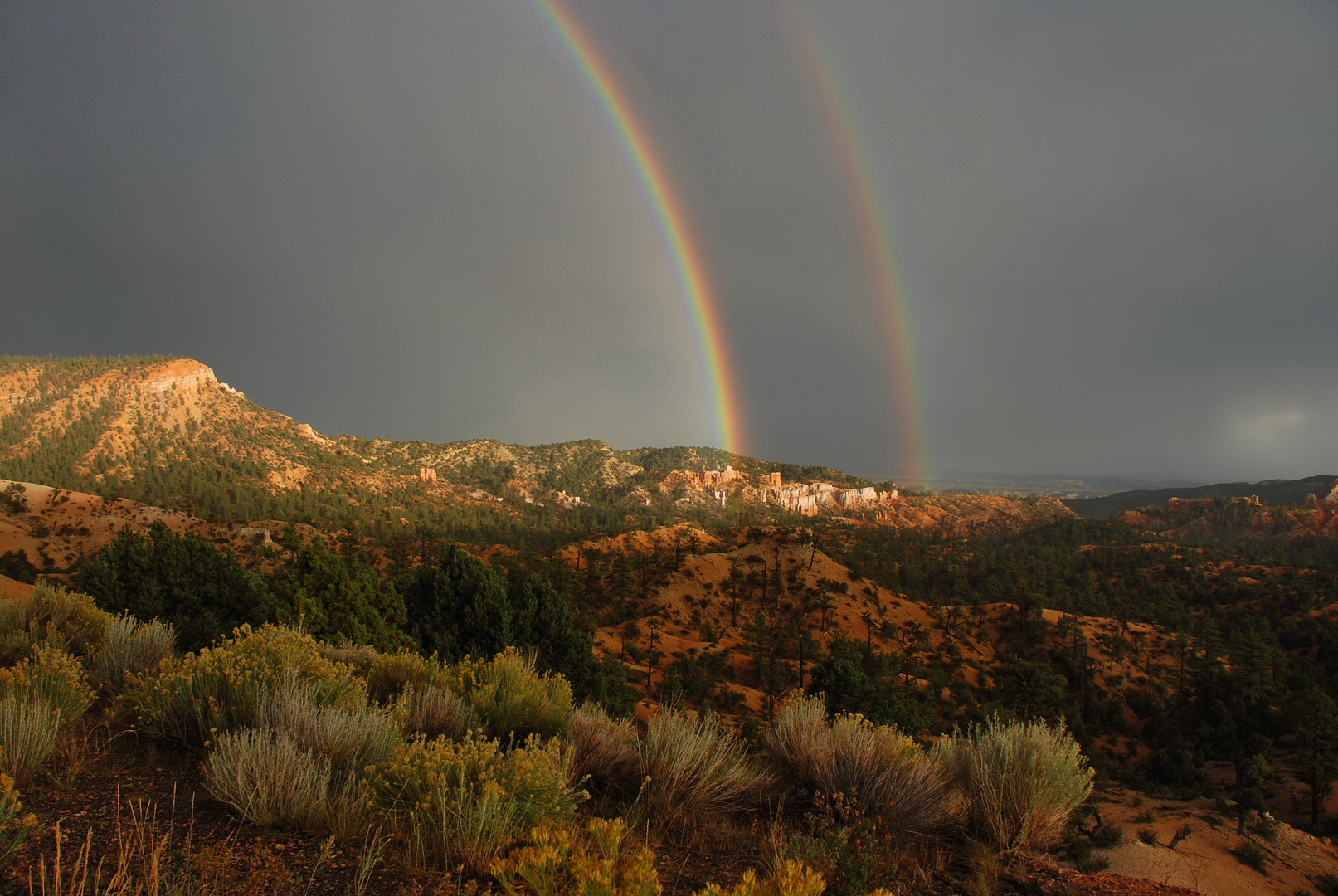 Rainbows - Highway 12 - Bryce Canyon - Utah