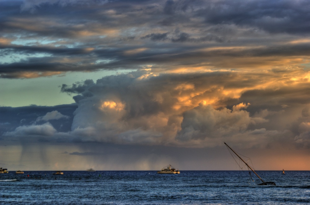 Rainfall into the Ocean