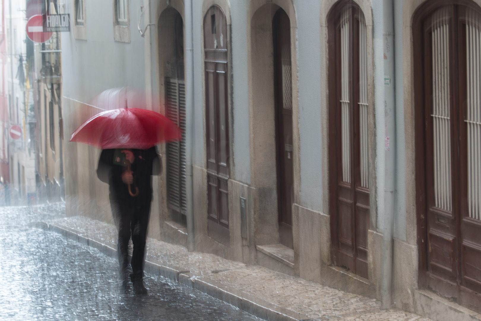 Raining in Lisboa