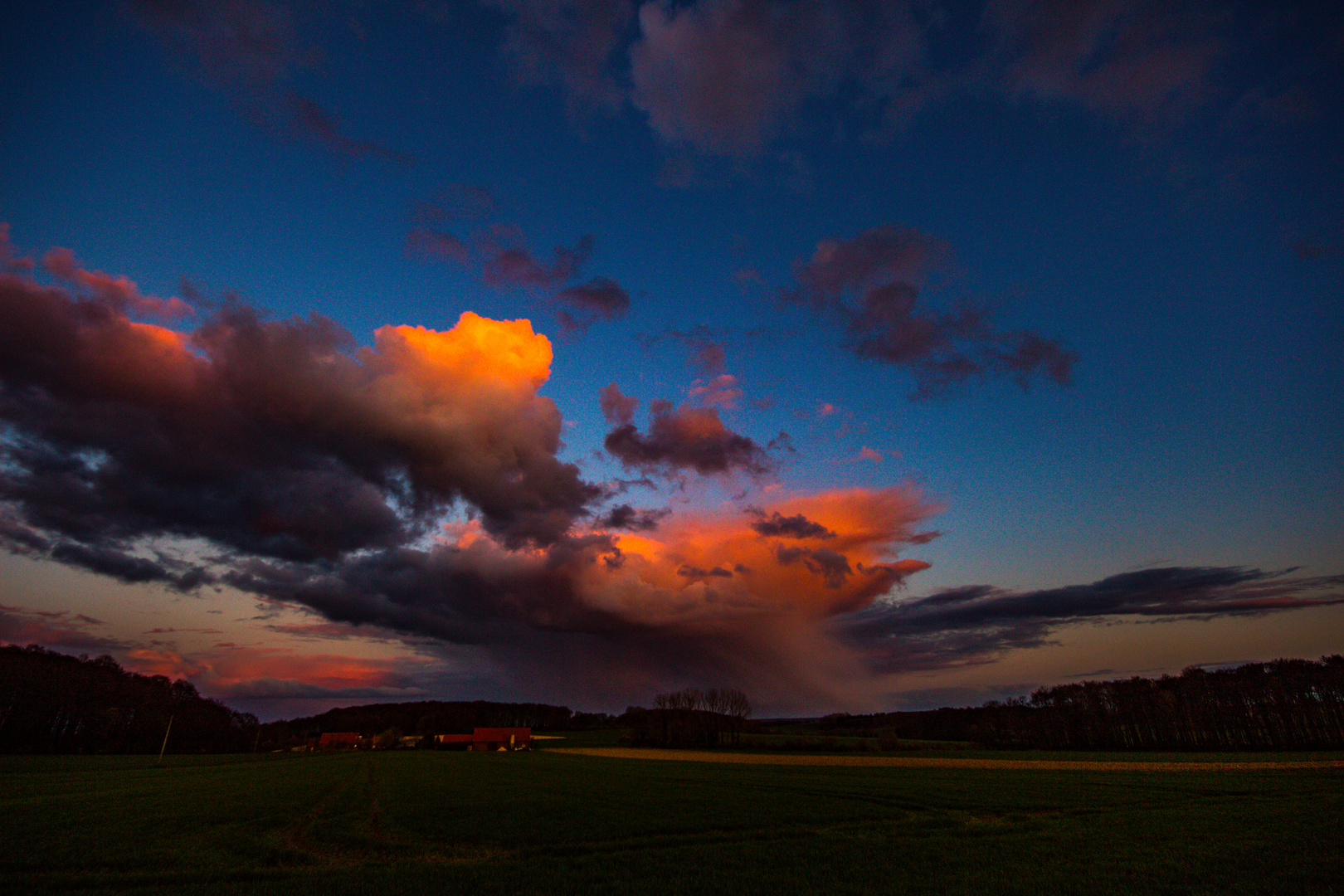 Rainshower At Dusk