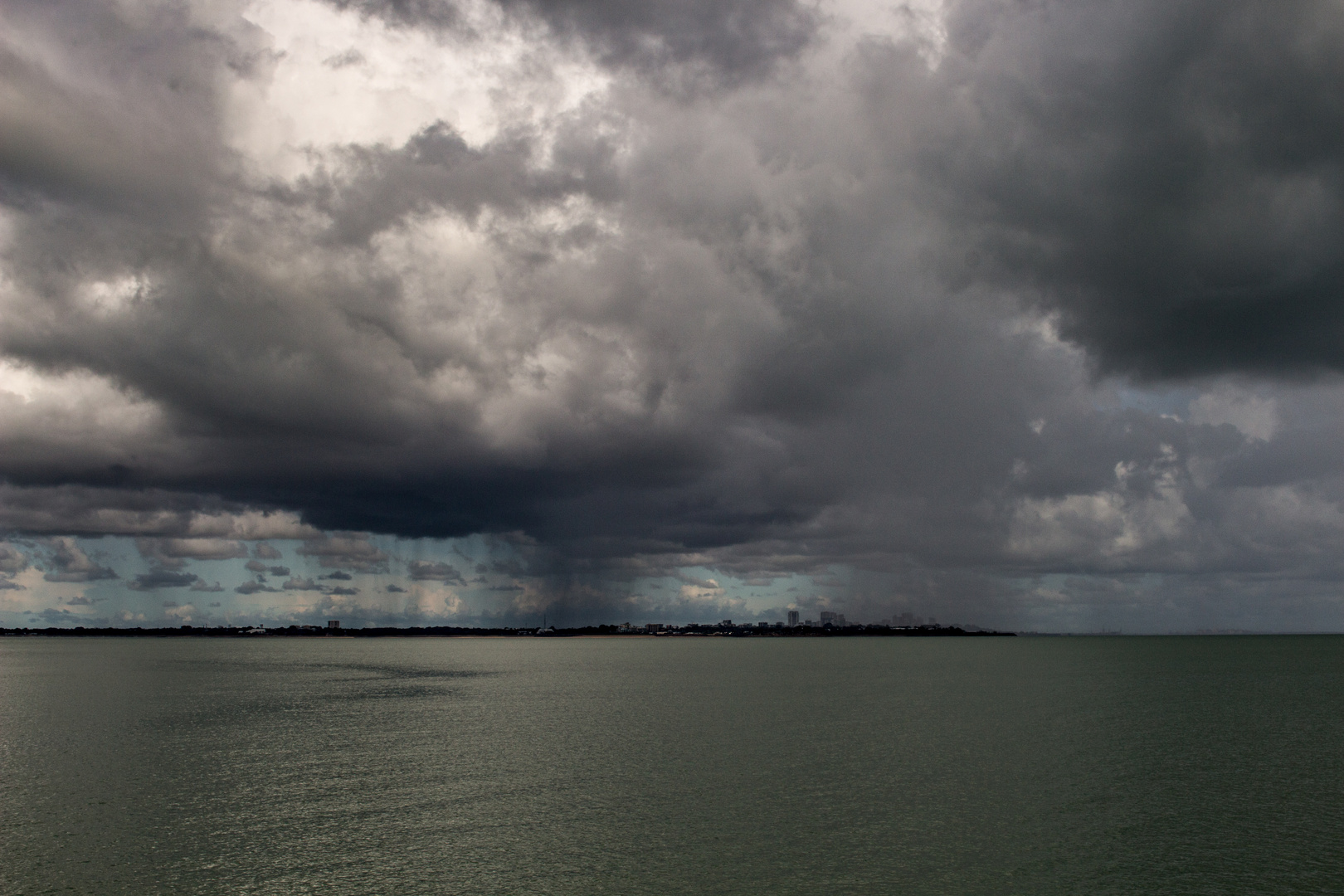 Rainshower over Darwin