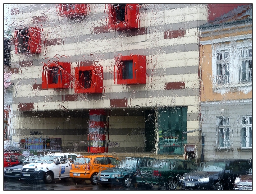 rainy day in bukarest