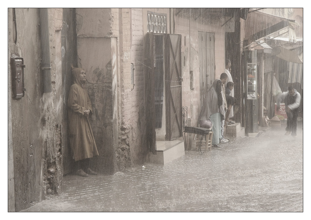 Rainy Day in Marrakech