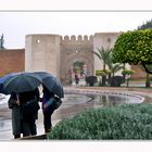 rainy day in Marrakesch