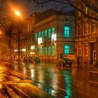 rainy day in the beautiful streets of Wuppertal (german San Francisco)