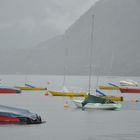 rainy day in wolfgangsee/st.gilgen