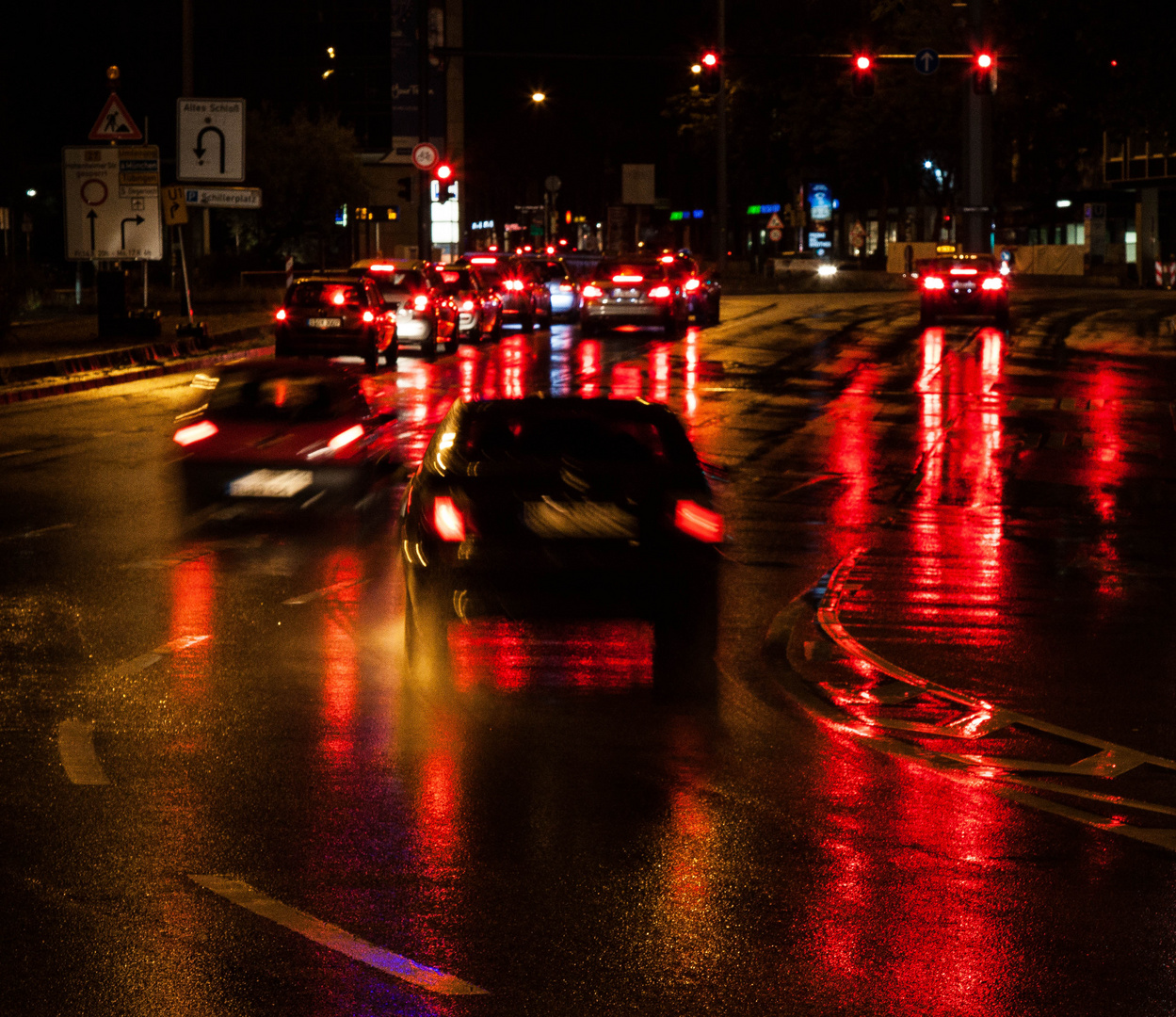 Rainy Night I - where the streets have no name