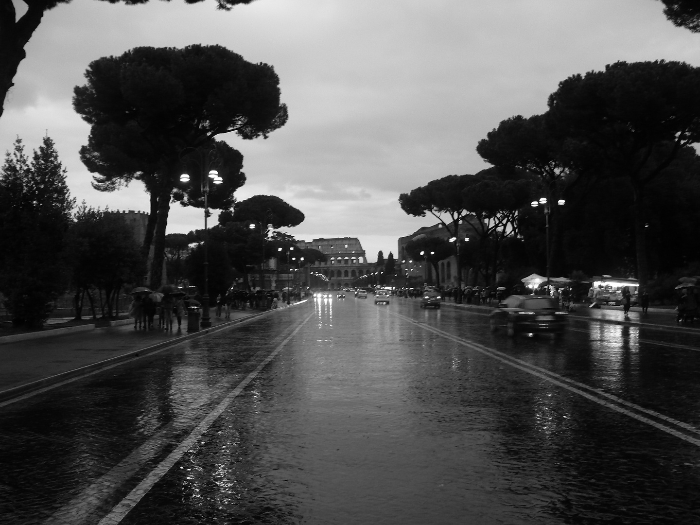 rainy Rome