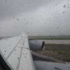 rainy take-off ...