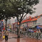 Rainy weather in Little India