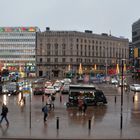 Rainyday on Helsinki, The square of railway station