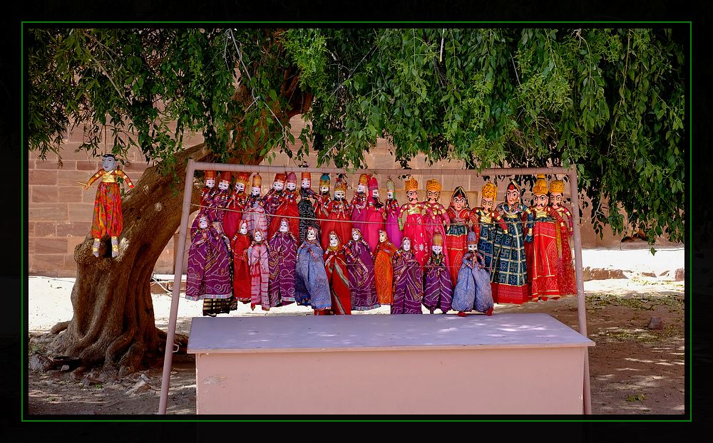 Rajasthan - Marionetten überall