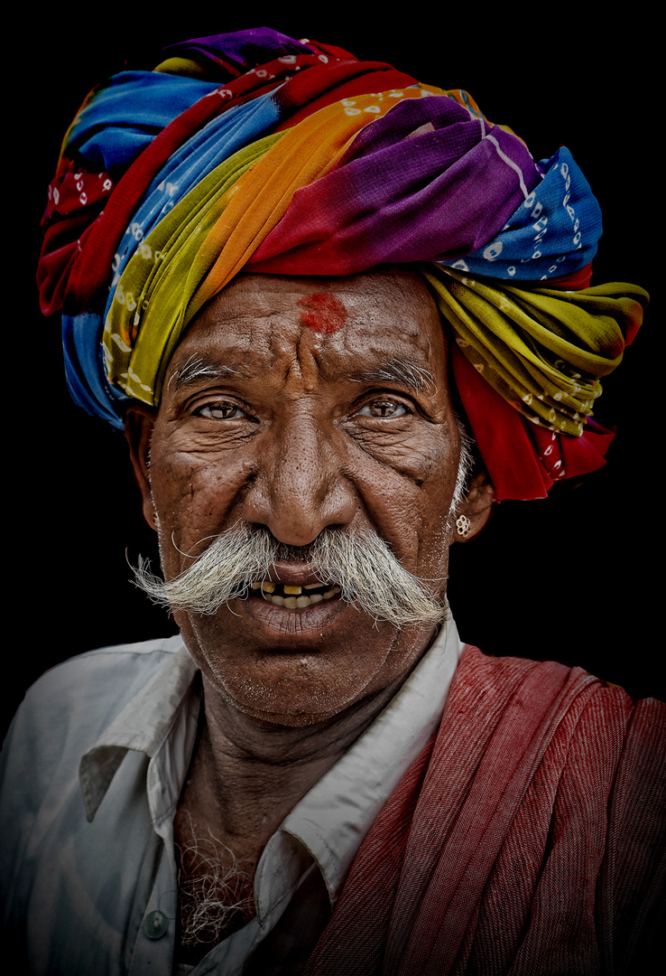 Rajasthani farmer