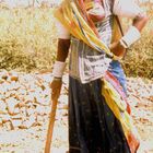 Rajasthani road worker with ivory bracelets