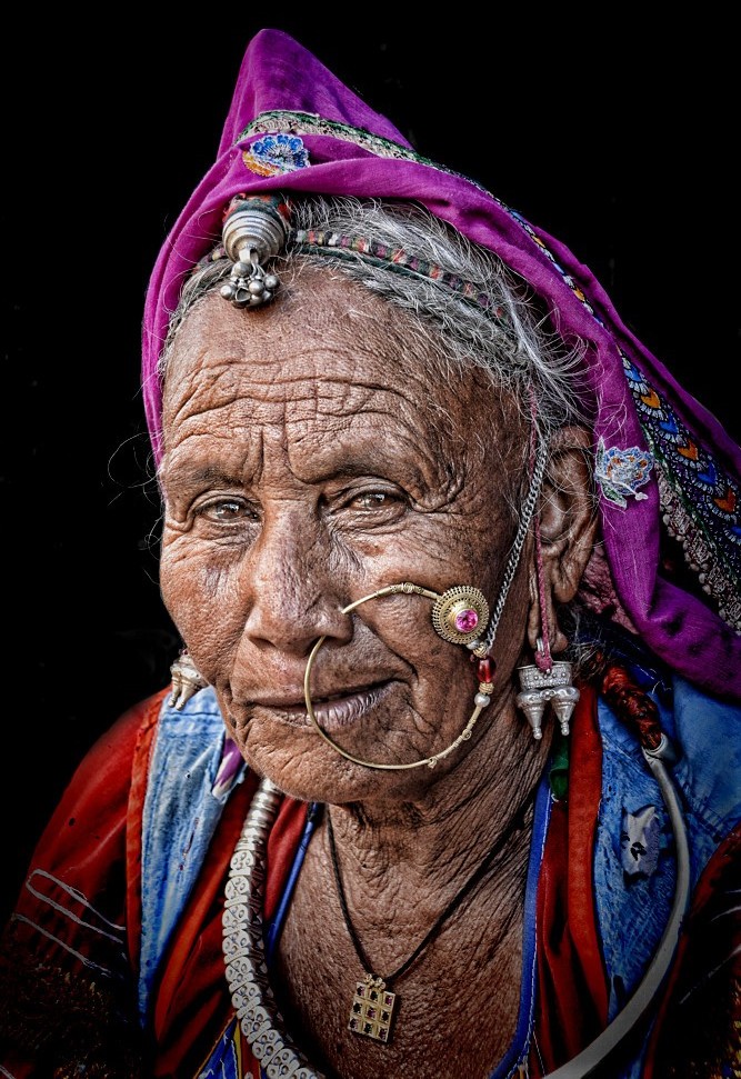 Rajasthani woman of the desert