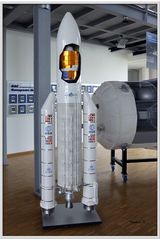 Rakete der ESA - Modell