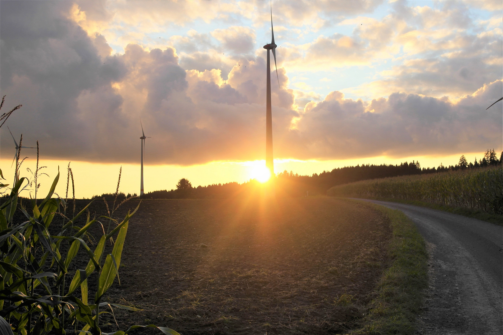 Raketenstart  am Abend :-)