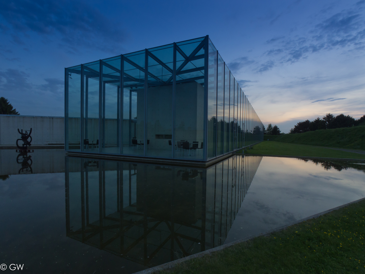 Raketenstation Hombroich "Blaue Stunde I"