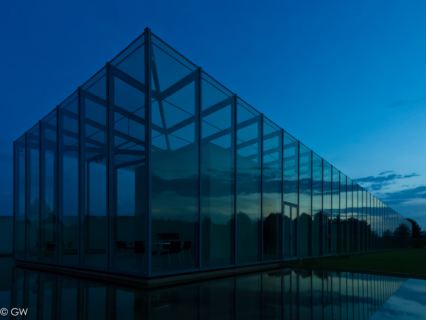 Raketenstation Hombroich "Blaue Stunde II"