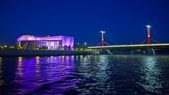 Rakoczi Brücke in Budapest.