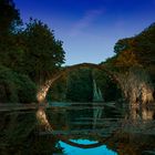 Rakotzbrücke am Abend