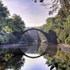 Rakotzbrücke bei Kromlau in der Nähe vom Bad Muskau