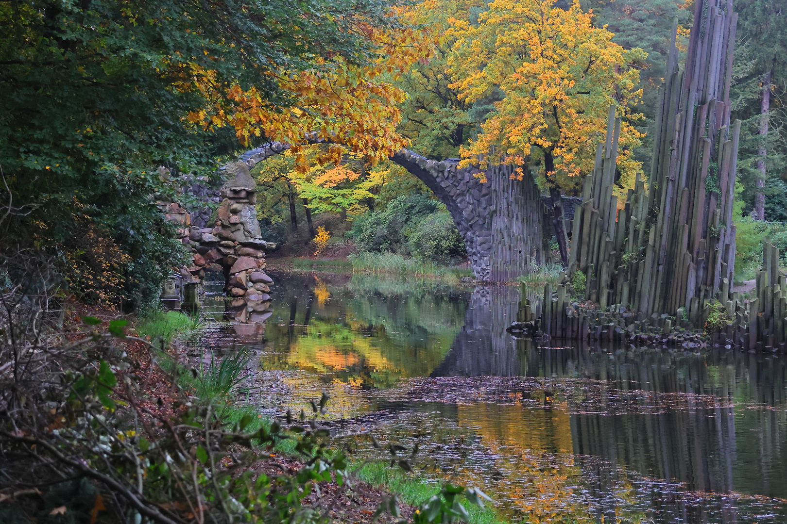 Rakotzbrücke Herbst... 