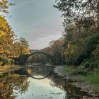 Rakotzbrücke im Herbst