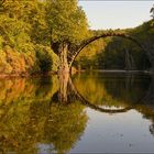 Rakotzbrücke im Kromlauer Park ...,