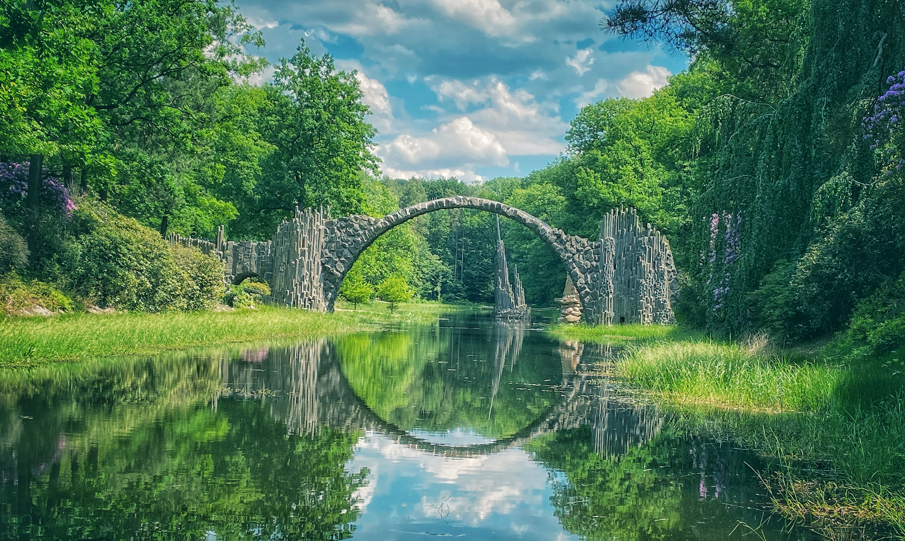 Rakotzbrücke in Bad Muskau 