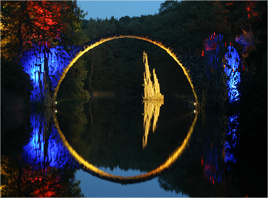 Rakotzbrücke in Kromlau