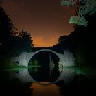 Rakotzbrücke Kromlau bei Nacht