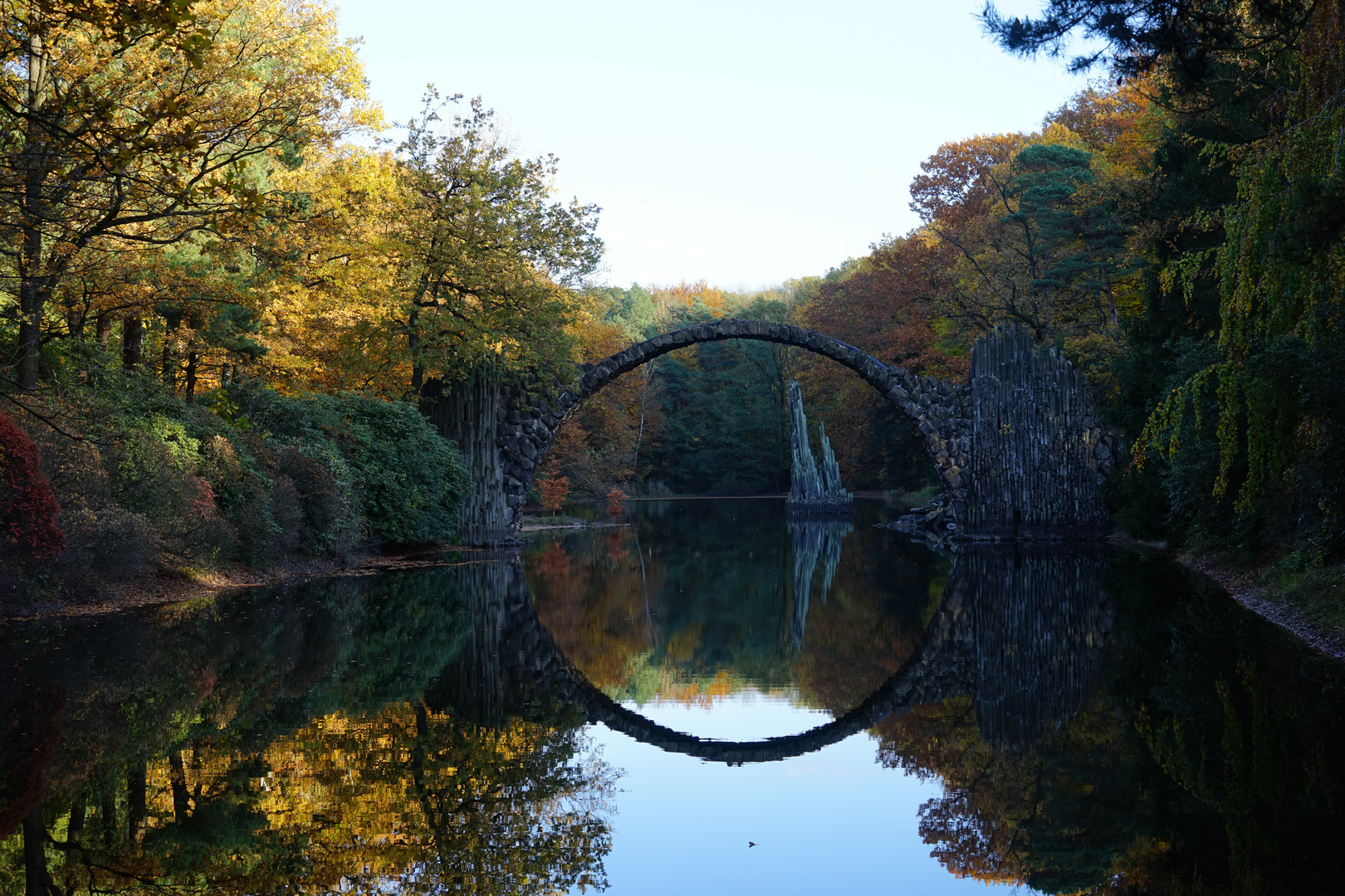 Rakotzbrücke ohne Menschen