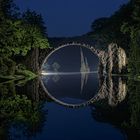 Rakotzbrücke zur Blauen Stunde