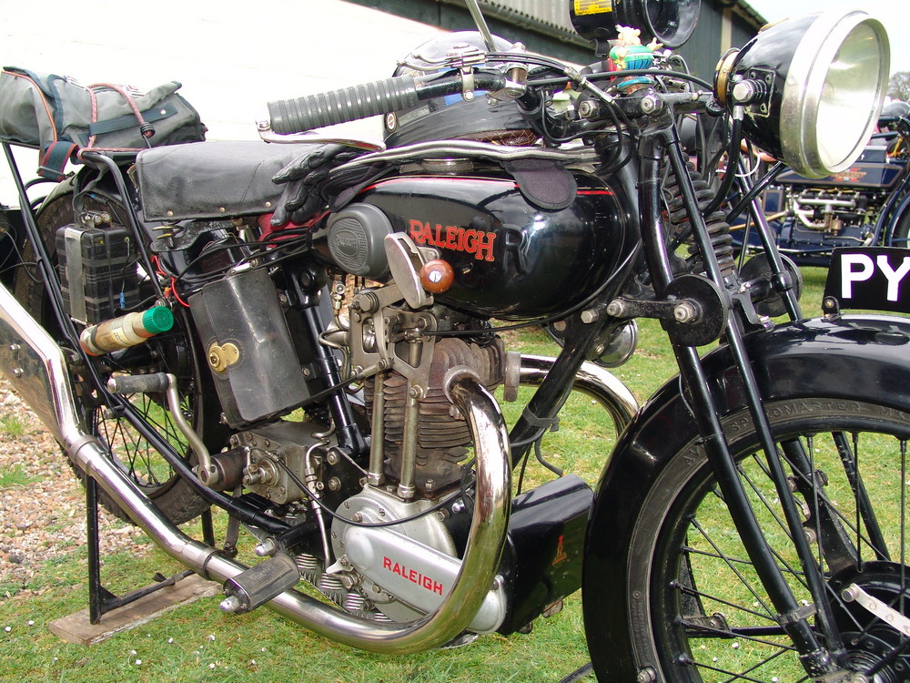 Raleigh Vintage Motor Cycle