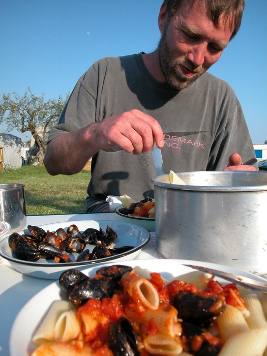 Ralf beim Dinner