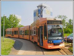 Ralf durfte auch mal eine Straßenbahn fahren ........