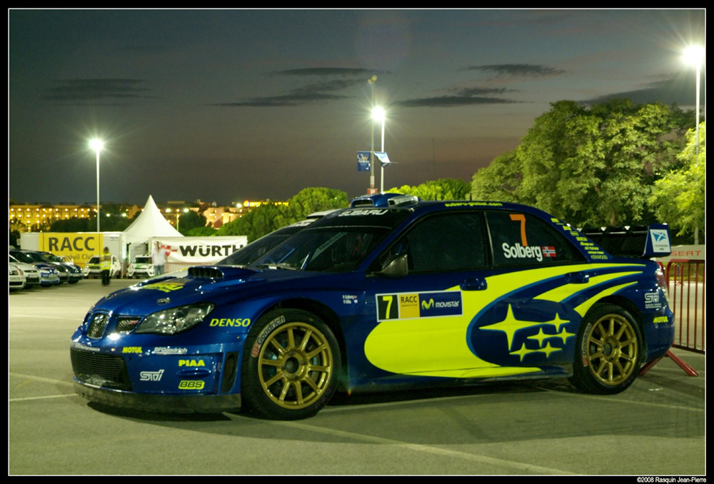 Rallye Catalunya 2007 - Solberg's Auto im Parc Fermé