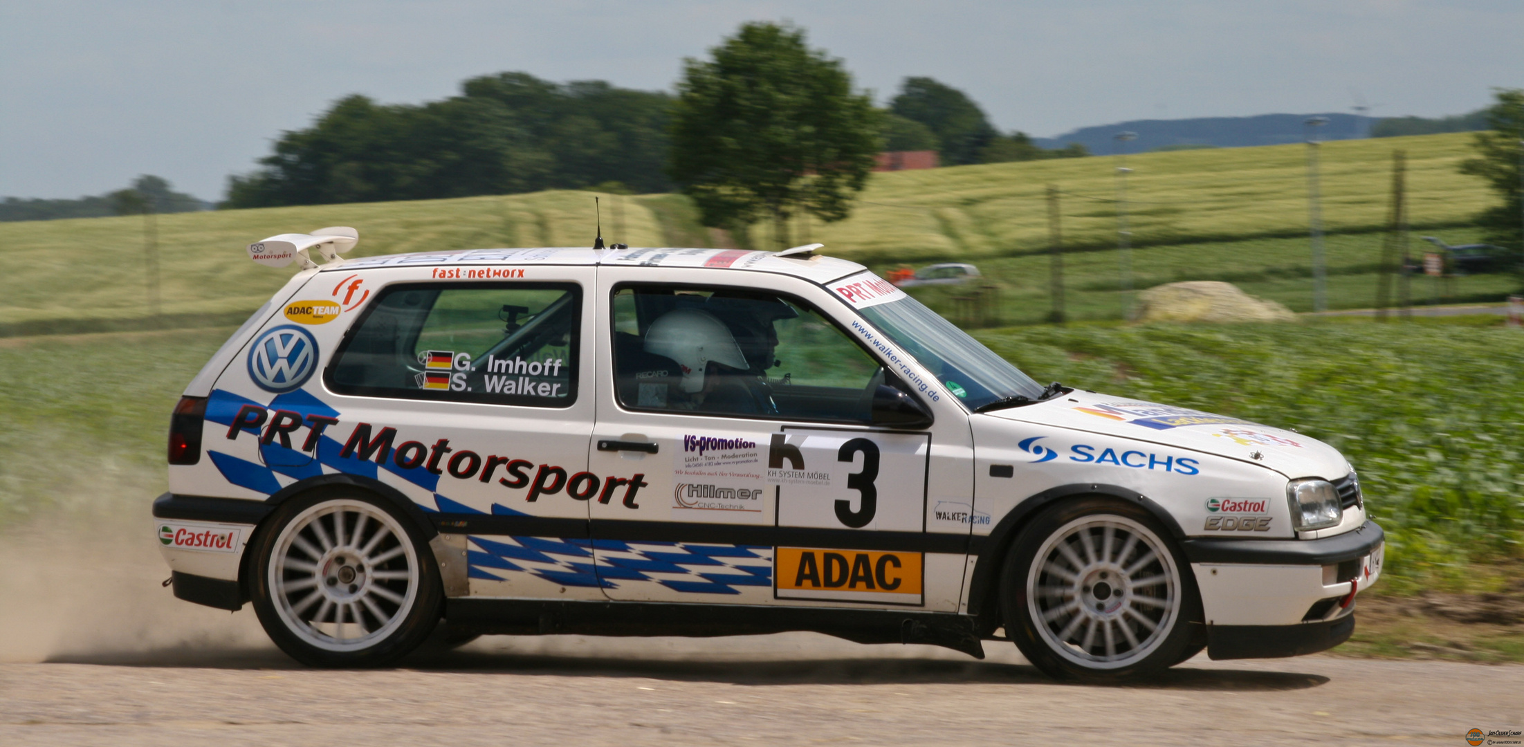 Rallye Grönegau 2012: Guido Imhoff/ Sebastian Walker auf VW Golf III KitCar