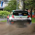 Rallye im Harju-Park von Jyväskylä