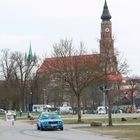 rallye in der stadt