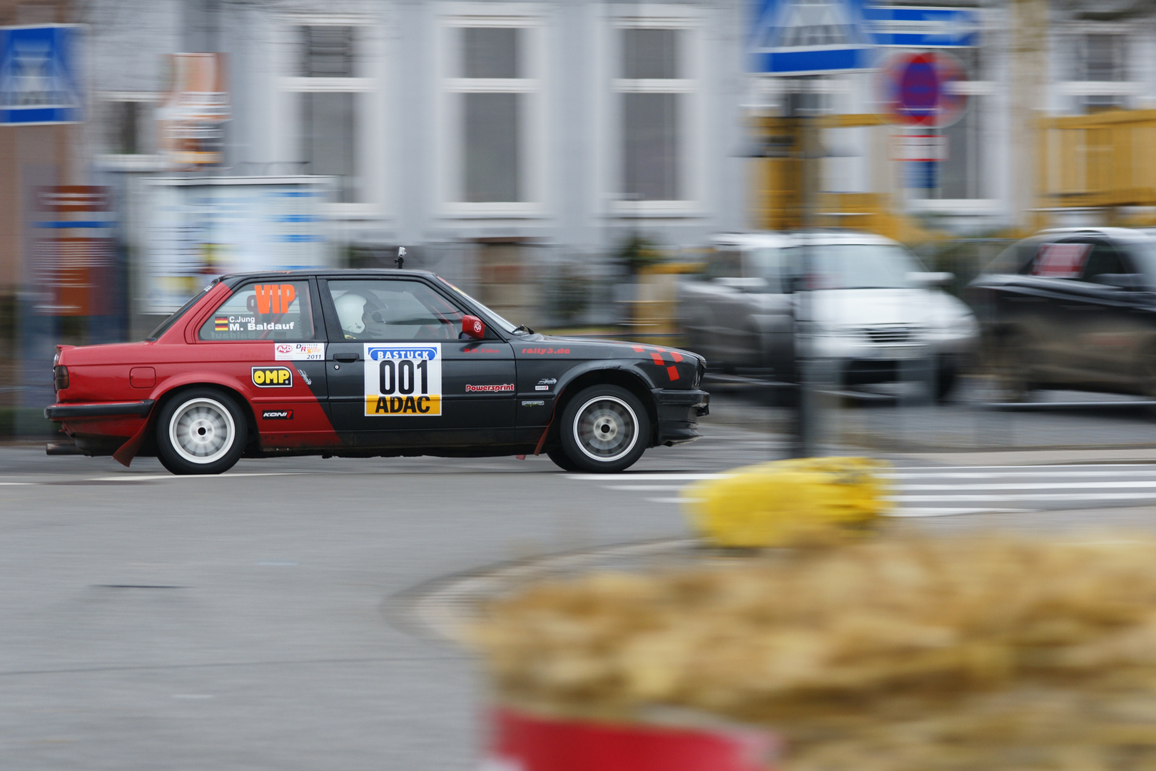 Rallye in der Stadt