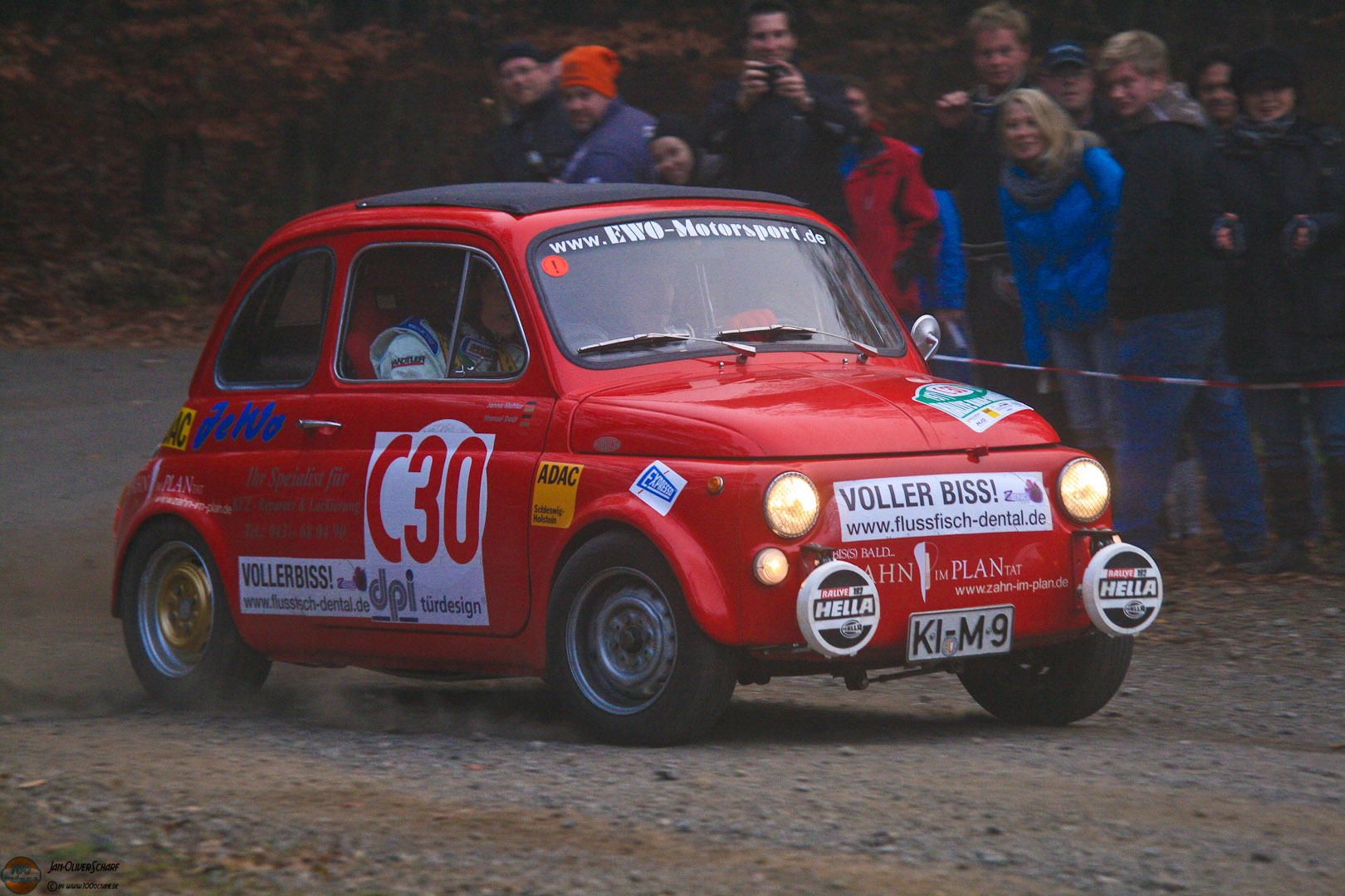 Rallye Köln-Ahrweiler 2011: Rallyesemmel- Fiat Abarth 595 SS