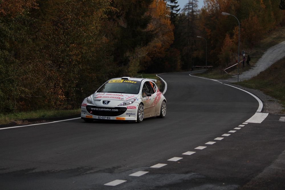 Rallye Kurve für Kurve