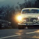 Rallye Monte Carlo Historique 2016 - Volvo Amazone im Nebel