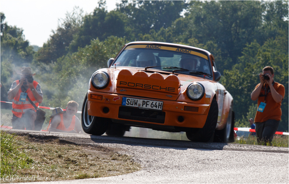 Rallye Porsche im Drift