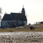 Rallye vor der Kirche