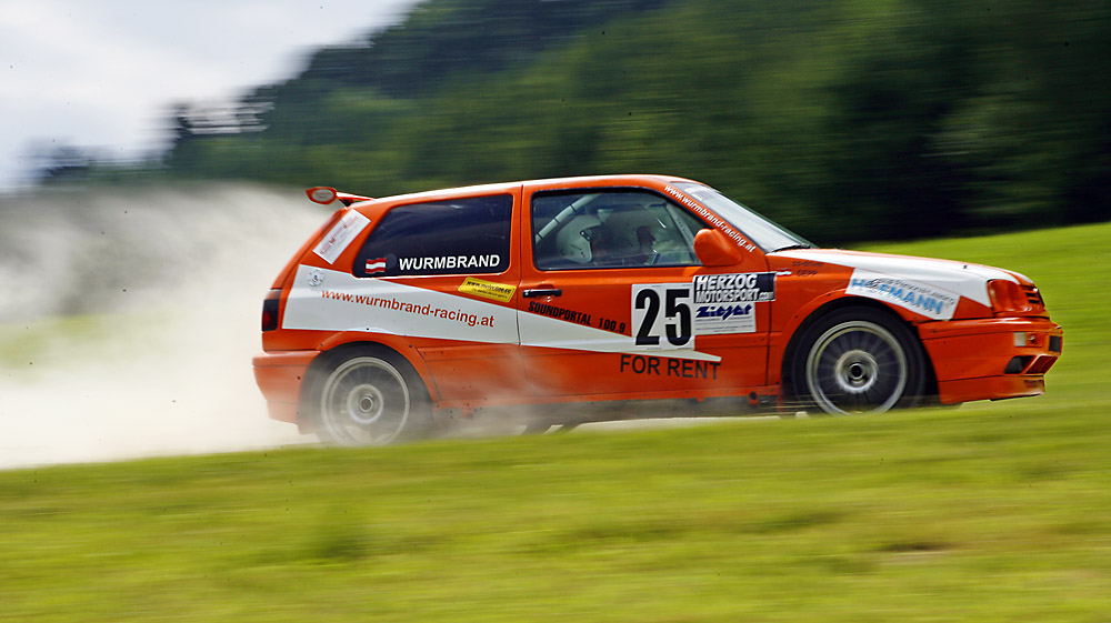 Rallye Weiz 2008 - Manuel Wurmbrand und Erich Gepp im VW Golf III KitCar