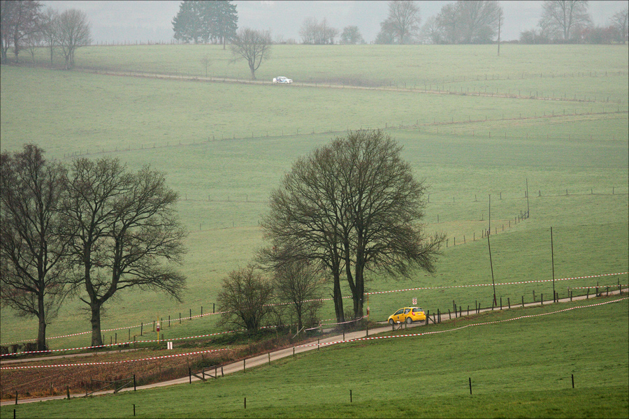 Rallyelandschaft bei Bellevaux